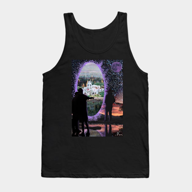 "Trip to the Lake House" Tank Top by Frederick Holyfield Art Tees